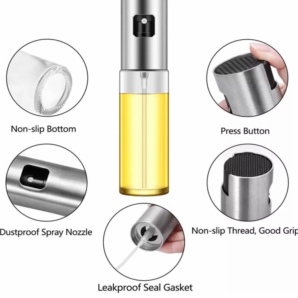 Kitchen Oil Sprayer for Cooking, Air Fryer, Grilling  and Salads